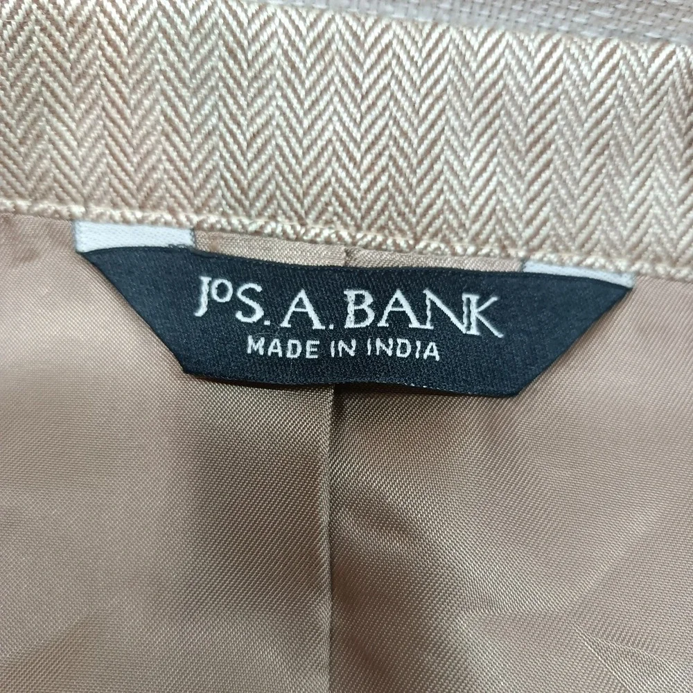 Jos A Bank Men's 44S Silk Camelhair Blend Blazer Suit Jacket Sport Coat 2 Button